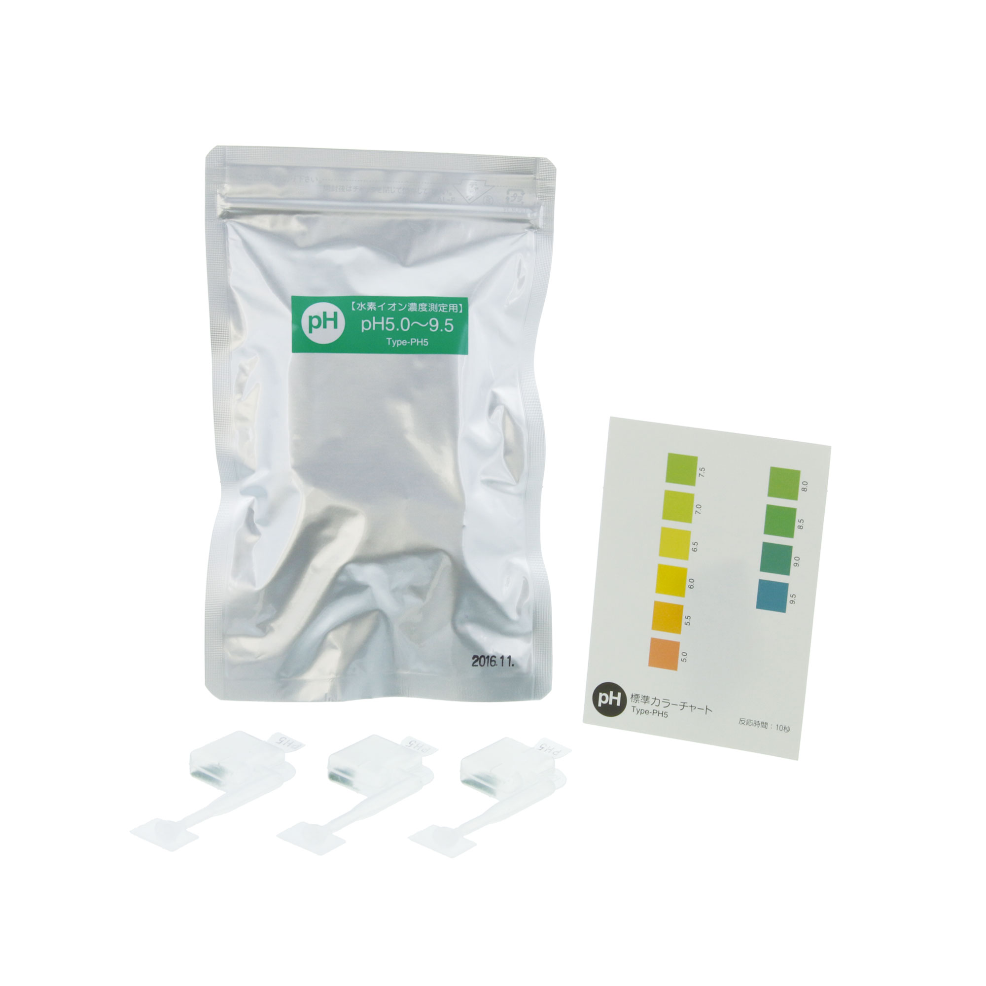 SIBATA柴田科學(xué) 080520-302簡易水質(zhì)測試套裝 Simple Pack pH5 48 件裝