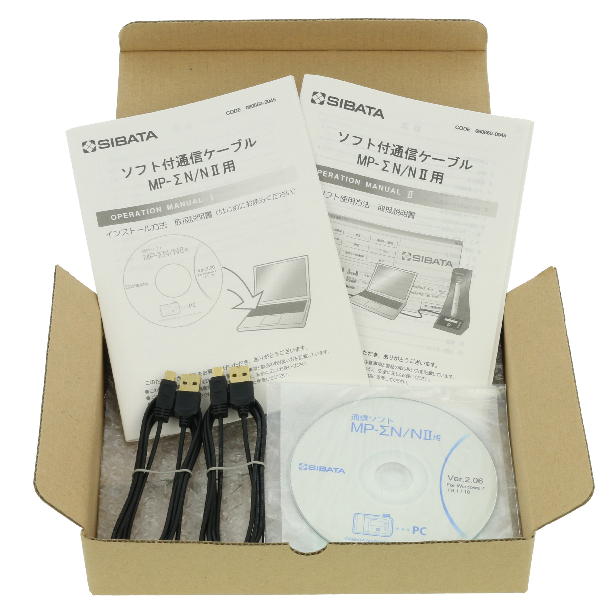 SIBATA柴田科學(xué) 迷你泵 MP-ΣNII/ΣN 的軟件附帶通信電纜  080860-0045
