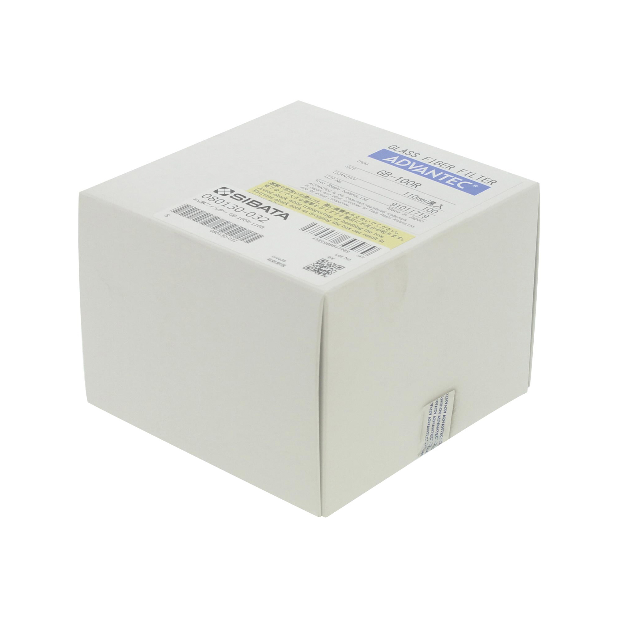 SIBATA柴田科學 石英纖維濾芯QR-100 φ110  080130-034