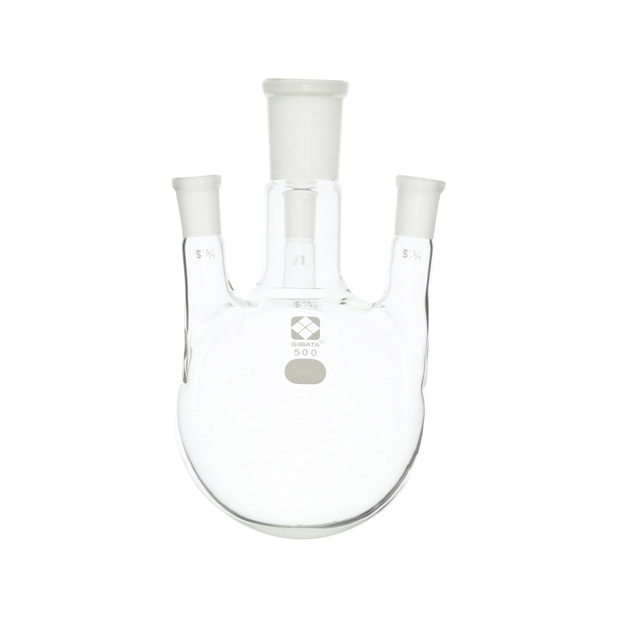 SIBATA柴田科學 常用滑動式四頸圓底燒瓶 29/42 500mL 005340-29500
