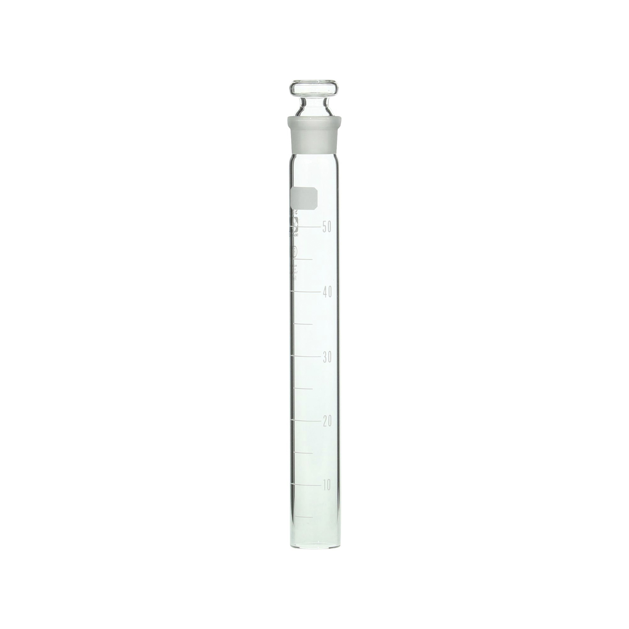 SIBATA柴田科學(xué)    滑動塞比色管，帶平塞和白色刻度，200mm，50mL，10支裝008480-50A