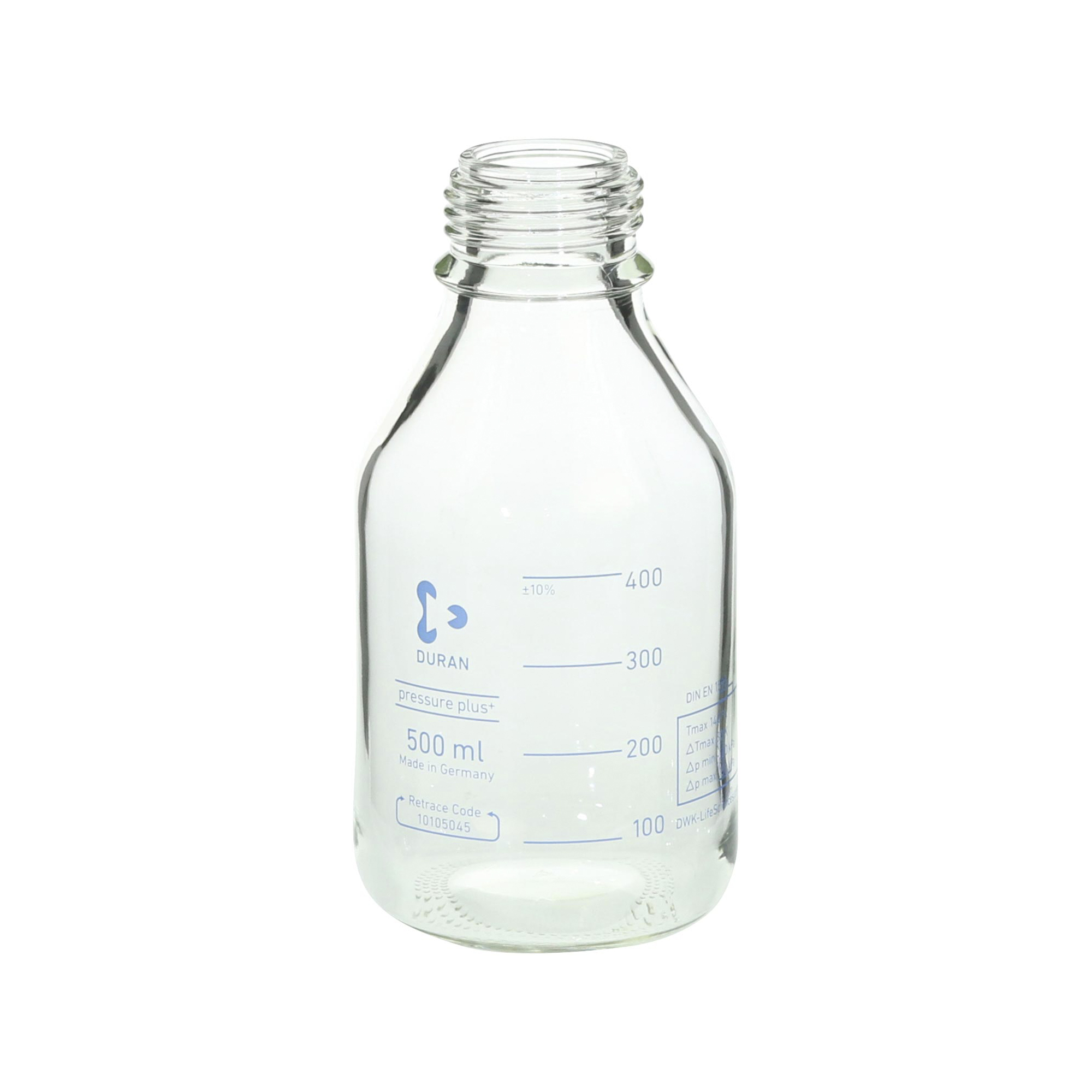 SIBATA柴田科學(xué)    耐壓螺旋蓋瓶，僅瓶子，500毫升，10個(gè)裝 017270-5005A