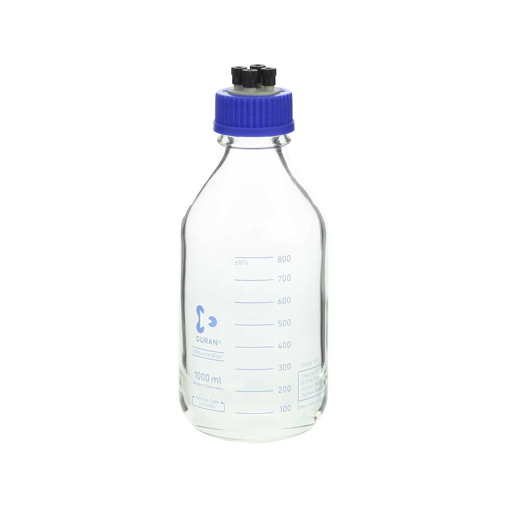 SIBATA柴田科學(xué)   HPLC螺旋蓋瓶，4端口蓋，500毫升，2瓶017270-500A