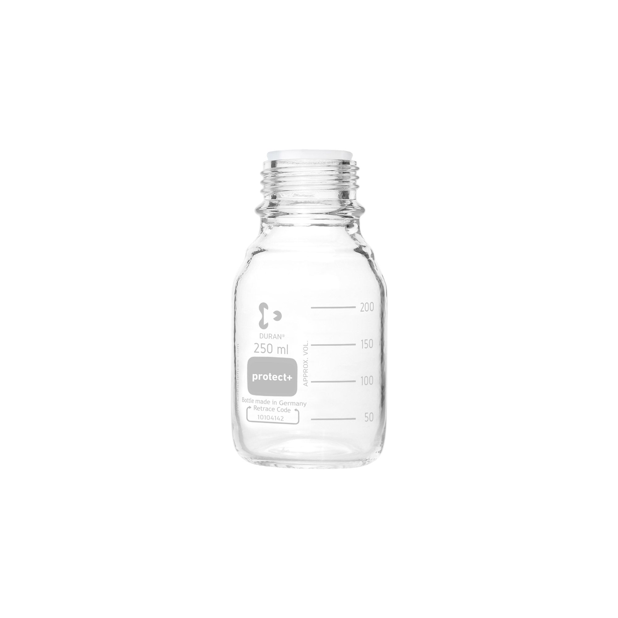 SIBATA柴田科學(xué)    Protect Plus涂層螺旋蓋瓶，僅瓶裝，250毫升，10瓶裝017580-250A