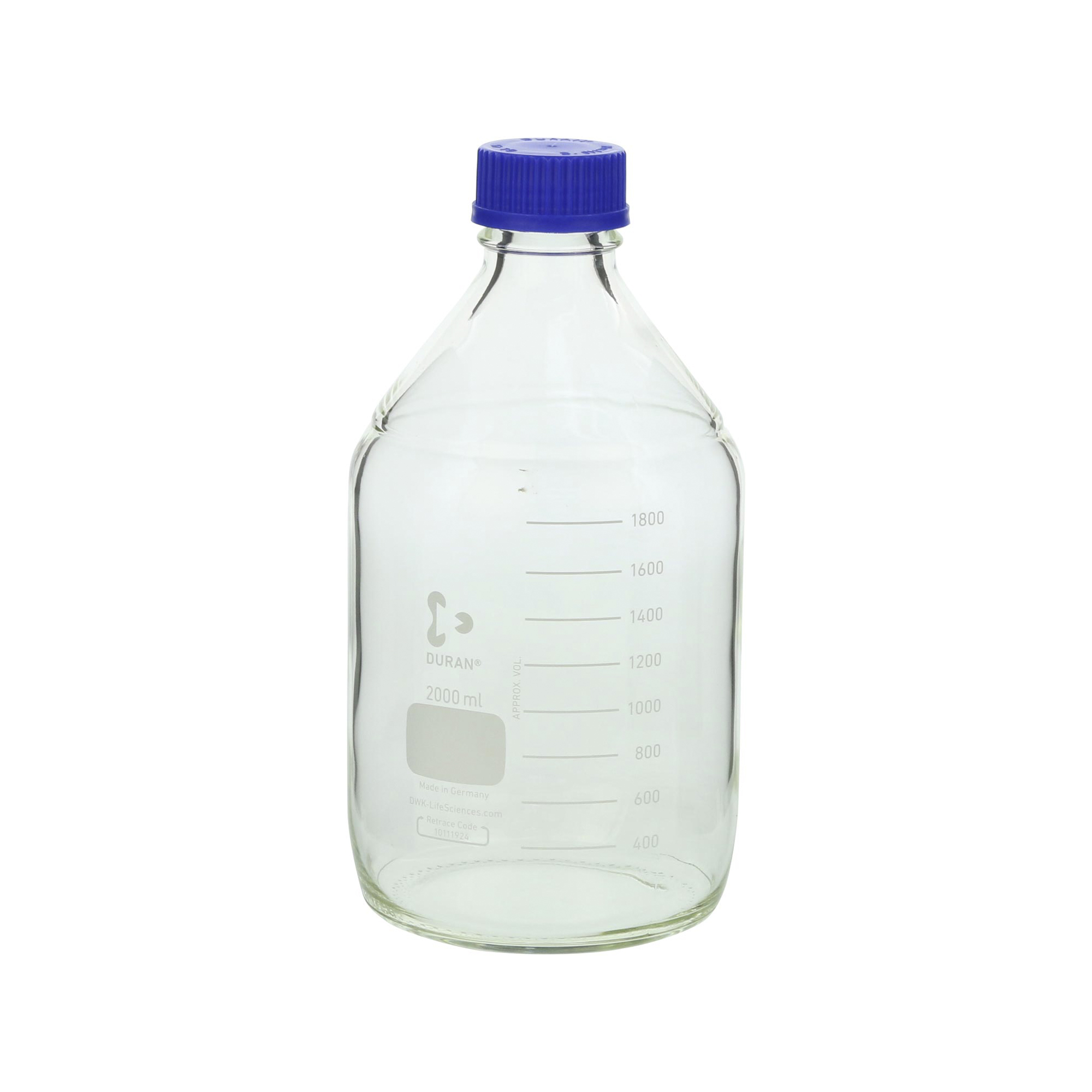 SIBATA柴田科學(xué)   耐熱螺旋蓋瓶，藍(lán)色瓶蓋，250毫升，10瓶裝017200-250A