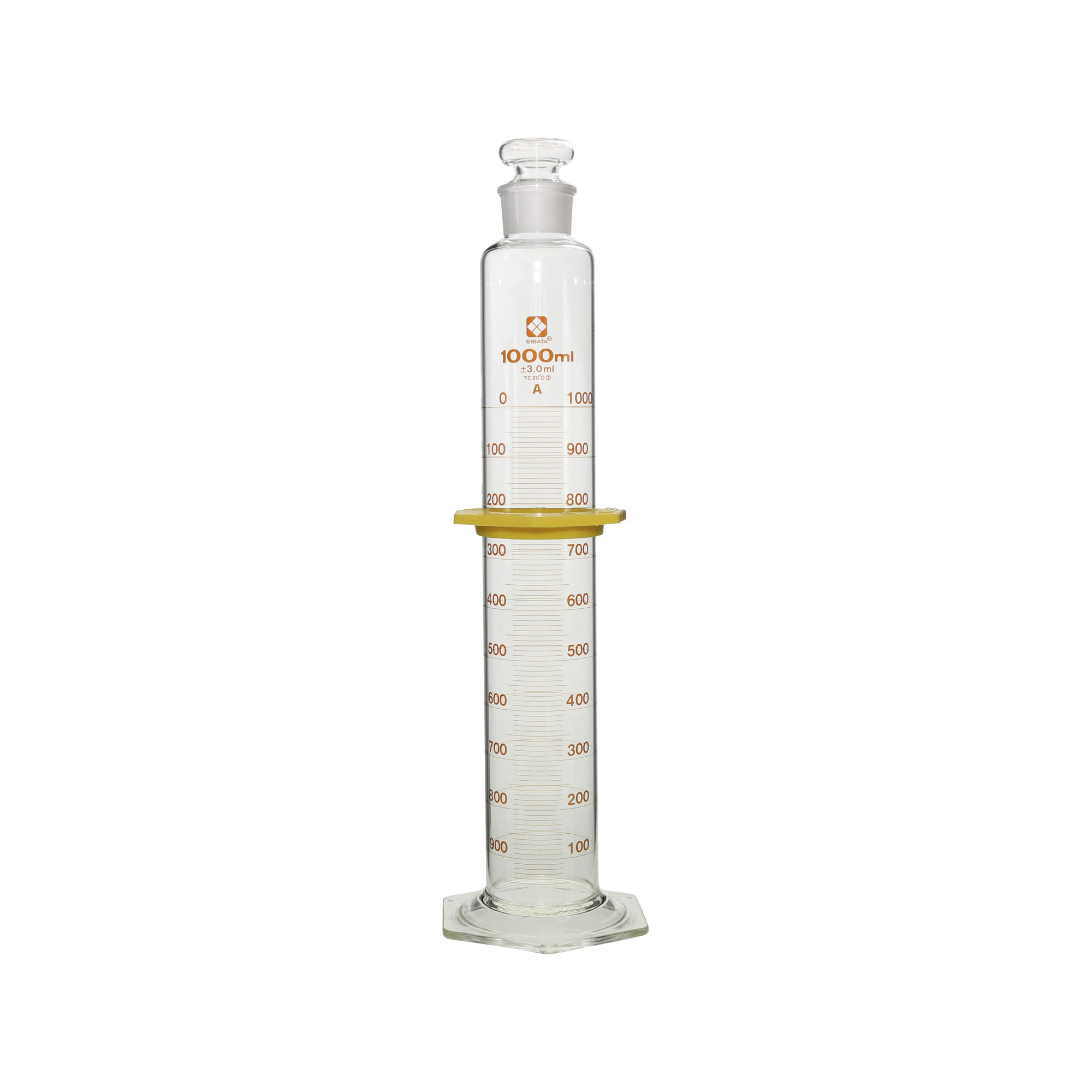 SIBATA柴田科學(xué)    帶塞量筒，特級，25毫升 023550-25